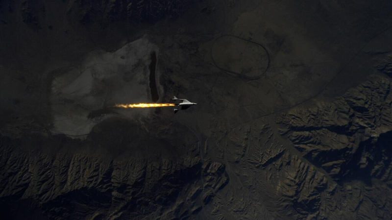 Illustration for article titled Spectacular photos of SpaceShipTwo breaking the sound barrier